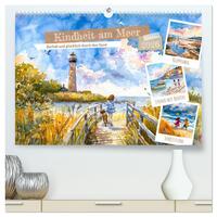 Kindheit am Meer - Barfuß und glücklich durch den Sand (hochwertiger Premium Wandkalender 2026 DIN A2 quer), Kunstdruck in Hochglanz