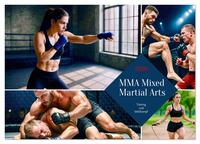 MMA Mixed Martial Arts (Wandkalender 2026 DIN A4 quer), CALVENDO Monatskalender
