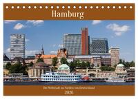 Hamburg, die Weltstadt im Norden von Deutschland (Tischkalender 2026 DIN A5 quer), CALVENDO Monatskalender