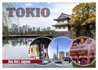 Tokio - Das Herz Japans (Wandkalender 2026 DIN A2 quer), CALVENDO Monatskalender
