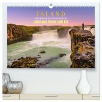 Island, Land aus Feuer und Eis: Sich ständig neu formende Erde (hochwertiger Premium Wandkalender 2026 DIN A2 quer), Kunstdruck in Hochglanz