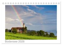Bodensee 2026 (Tischkalender 2026 DIN A5 quer), CALVENDO Monatskalender