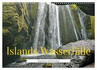 Islands Wasserfälle (Wandkalender 2026 DIN A3 quer), CALVENDO Monatskalender