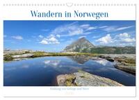 Wandern in Norwegen - Einklang von Gebirge und Meer (Wandkalender 2026 DIN A3 quer), CALVENDO Monatskalender