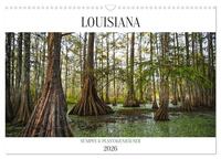 Louisiana - Sümpfe und Plantagenhäuser (Wandkalender 2026 DIN A3 quer), CALVENDO Monatskalender