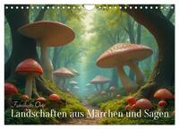 Fabelhafte Orte – Landschaften aus Märchen und Sagen (Wandkalender 2026 DIN A4 quer), CALVENDO Monatskalender