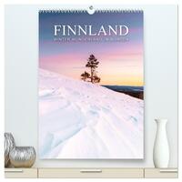 Finnland - Winter Wunderland (hochwertiger Premium Wandkalender 2026 DIN A2 hoch), Kunstdruck in Hochglanz