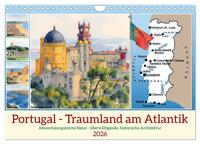 Portugal - Traumland am Atlantik (Wandkalender 2026 DIN A4 quer), CALVENDO Monatskalender