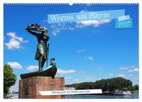 Worms am Rhein Mittelpunkt der Nibelungensage (Wandkalender 2027 DIN A2 quer), CALVENDO Monatskalender