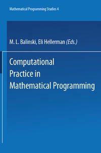Computational Practice in Mathematical Programming