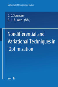 Nondifferential and Variational Techniques in Optimization