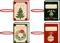 Anhänger-Bücher - Frohe Weihnachten