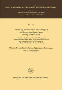 Untersuchung elektrischer Aufladungserscheinungen in der Atmosphäre