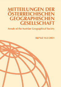 Mitteilungen der Österreichischen Geographischen Gesellschaft, Band 163