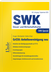 SWK-Spezial GrESt: Anteilsvereinigung neu