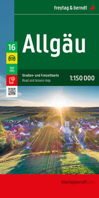 freytag & berndt Straßenkarte Allgäu 1:150.000