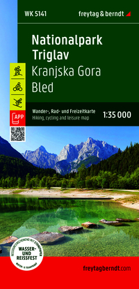 freytag & berndt Wanderkarte Nationalpark Triglav - Kranjska Gora - Planica - Bled 1:35.000