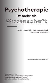 Psychotherapie ist mehr als Wissenschaft