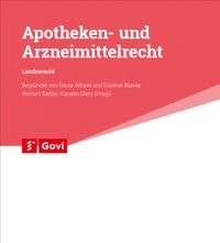 Apotheken- und Arzneimittelrecht - Landesrecht Rheinland-Pfalz