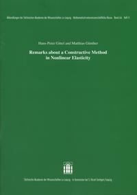 Remarks about a Constructive Method in Nonlinear Elasticity