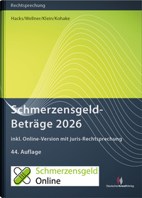 SchmerzensgeldBeträge 2026 (Buch mit Online-Zugang)