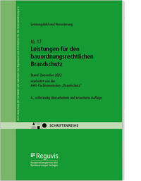 Leistungen für den bauordnungsrechtlichen Brandschutz (online)