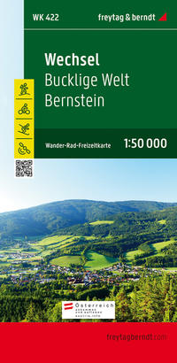freytag & berndt Wanderkarte WK 422 Wechsel - Bucklige Welt - Bernstein 1:50.000