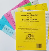 DürckheimRegister® STEUERGESETZE: Zahlen und §§, OHNE Stichworte