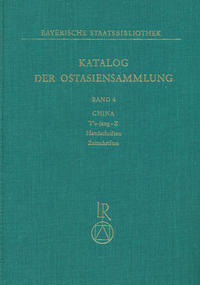Katalog der Ostasiensammlung