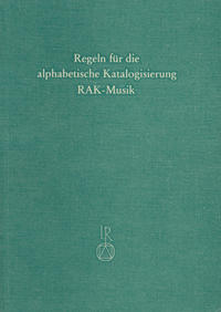 Sonderregeln für Musikalien und Musiktonträger (RAK-Musik)