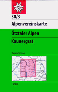Ötztaler Alpen, Kaunergrat