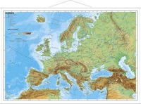 Europa physisch im Miniformat