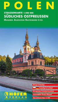 Höfer Straßenkarte PL 010 Polen - Südliches Ostpreussen 1:200.000