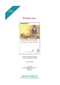 Rezepte aus ESSEN FÜR ZWEI