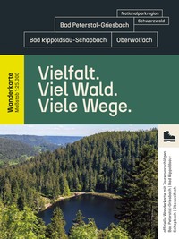 Wanderkarte Wolftal, Bad Peterstal-Griesbach, Bad Rippoldsau-Schapbach und Oberwolfach