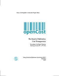 openCost on the Road to Publication Cost Transparency