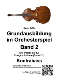 Grundausbildung im Orchesterspiel, Band 2, Kontrabass