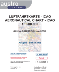 Luftfahrtkarte - ICAO 1:500.000 (Ausgabe 2025; gefaltet)