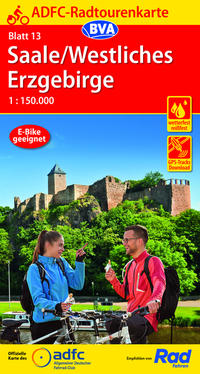 BVA ADFC Radtourenkarte Saale /Westliches Erzgebirge 1:150.000