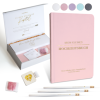 Mein kleines Hochzeitsbuch – Wedding Planner – Hochzeitsplaner Buch – Verlobungsgeschenk – Hochzeitsplaner Deutsch als Geschenk zur Verlobung – Hochzeitsbuch für Deine Traumhochzeit (Pink)
