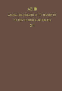 ABHB Annual Bibliography of the History of the Printed Book and Libraries